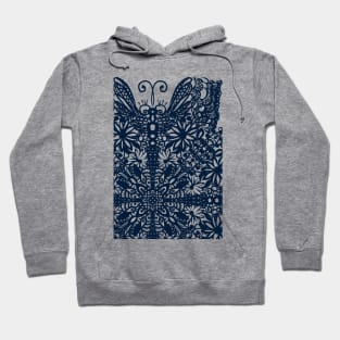 Dark blue lace Hoodie